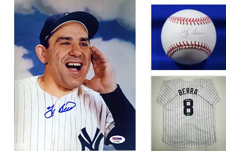 Detailed view of Best Yogi Berra Autographs